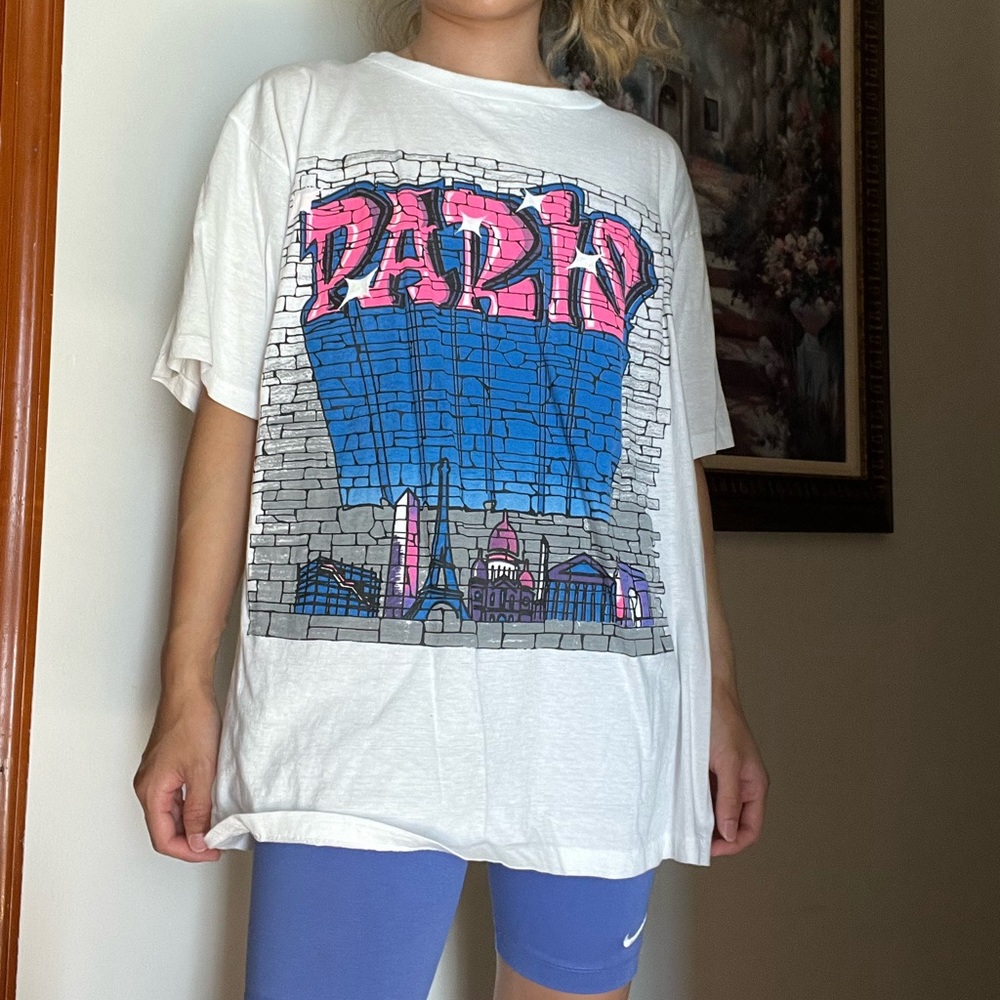 Y2k graffiti tee